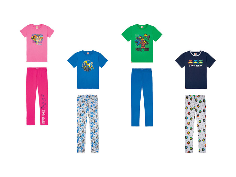 Aller en mode plein écran LEGO Pyjama pour enfant, avec col rond et coton - Photo 1