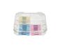 Parkside connectoren: blauw, roze en beige.
