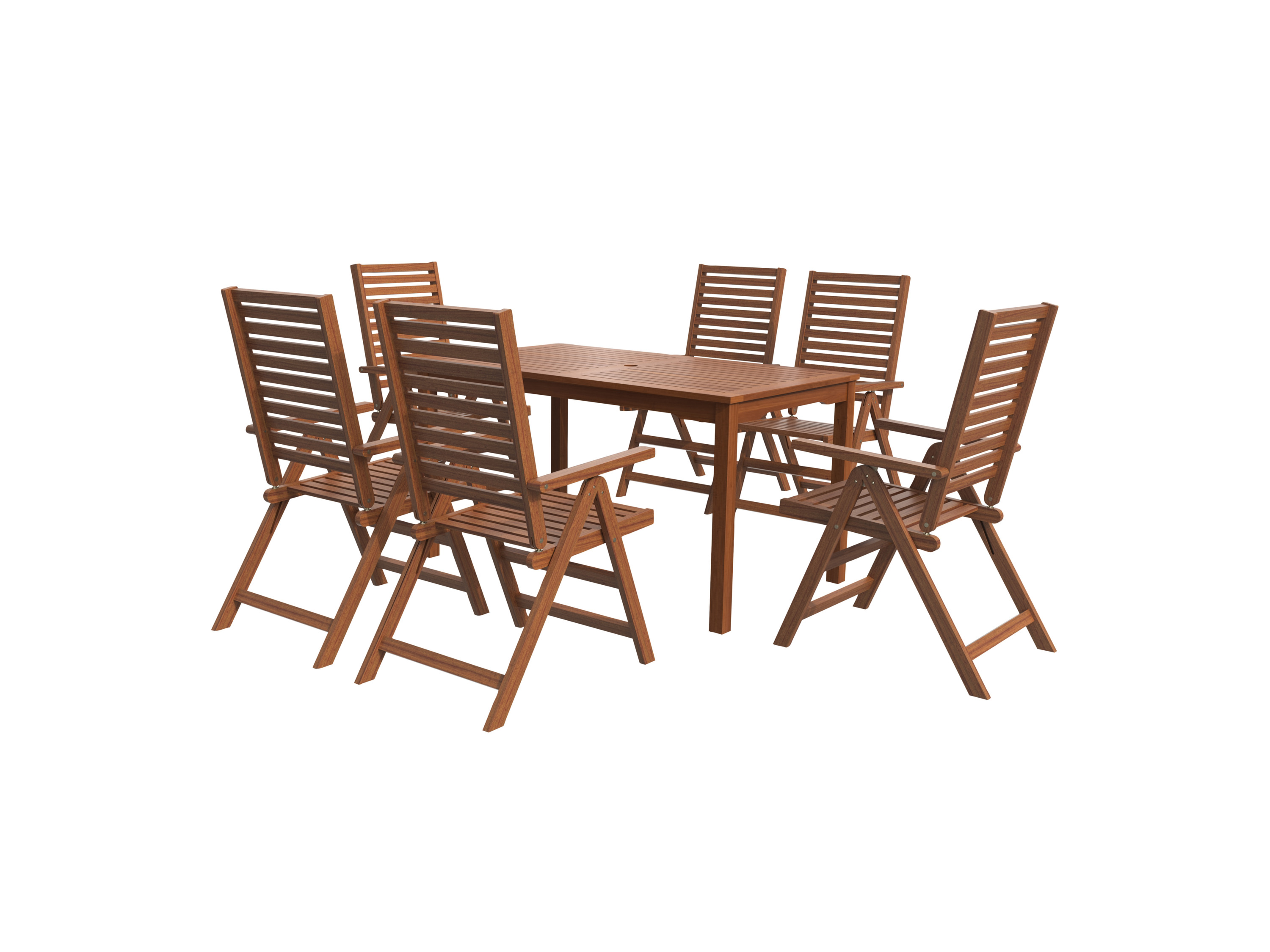 Tuintafel met 6 tuinstoelen LIVARNO home Sevilla
