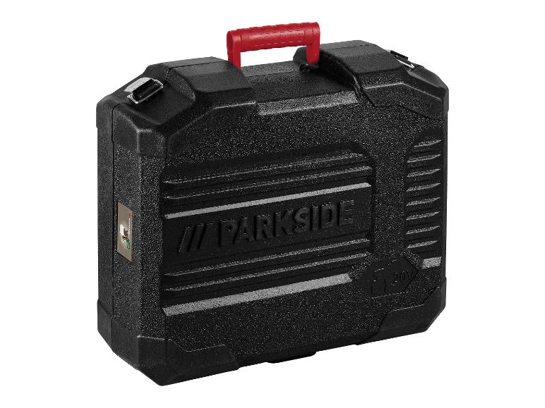 Parkside plastic koffer voor gereedschap.