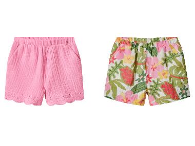 lupilu® Shorts en mousseline pour filles