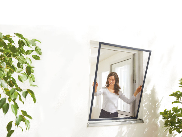Aller en mode plein écran LIVARNO HOME Moustiquaire pour fenêtre en aluminium, 100 x 120 cm - Photo 19