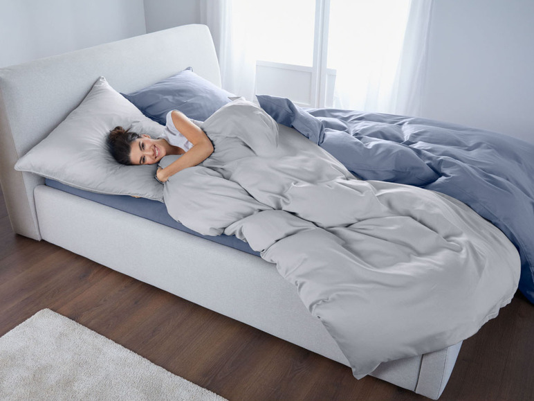 Aller en mode plein écran LIVARNO home Housse de couette en satin maco, 140 x 200 cm - Photo 4