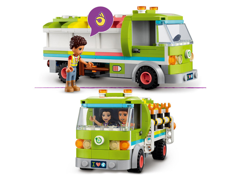 Ga naar volledige schermweergave: LEGO® Friends Recycling-Vrachtwagen (41712) - afbeelding 5