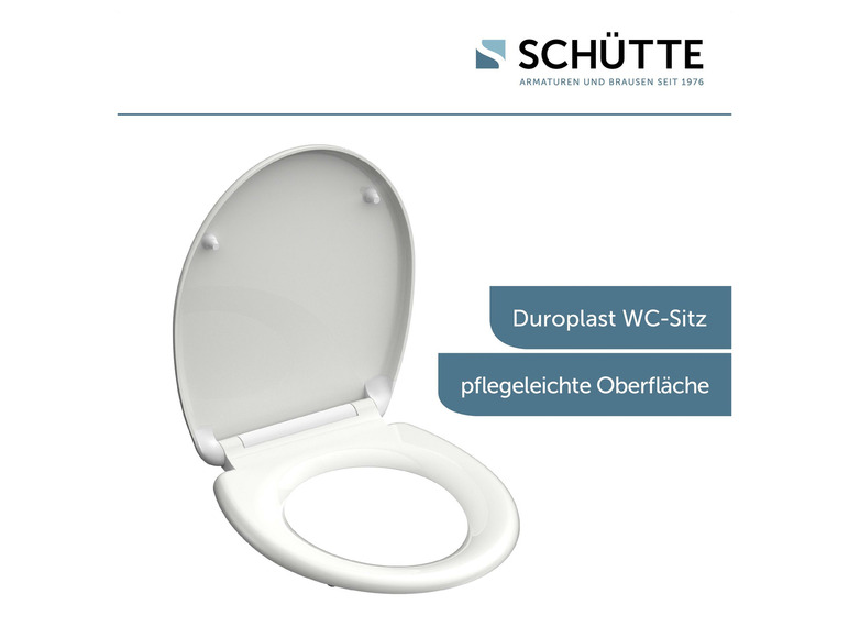Aller en mode plein écran Schütte Abattant WC, avec fermeture en douceur - Photo 5