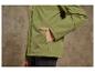 Groene softshell jas met zak