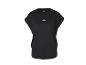 T-shirt de sport noir à manches courtes et col rond