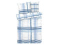 blauw/geruit
