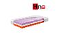 Matelas Hn8 Schlafsysteme avec couches violettes et oranges