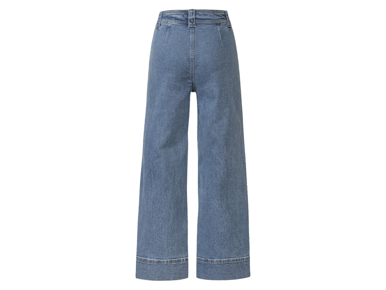 Ga naar volledige schermweergave: esmara® Wide leg jeans van een katoenmix - afbeelding 5
