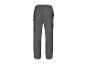 Pantalon de travail gris avec poches latérales et passants de ceinture