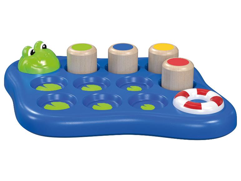 Woodyland 91932 – Jeu De Motricité Fils Et Perles – Base Bois – Dès 2 Ans – Taille 25,5 Cm