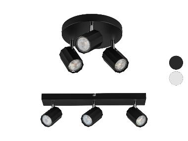 LIVARNO home Plafonnier à LED avec 3 spots orientables