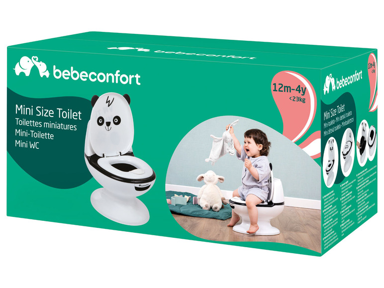 Een kinderpot van Bebekconfort in de vorm van een panda.
