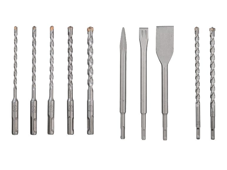 Assortiment De 3 Burins SDS Plus à Corps Hexagonal Silverline - Neuf Dans Emballage D'origine - Pour Perçage Béton