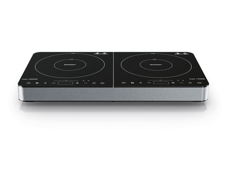 Ga naar volledige schermweergave: SILVERCREST® KITCHEN TOOLS Dubbele inductiekookplaat, 3500 W - afbeelding 2