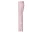 Pantalon côtelé rose avec fente