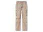 Pantalon cargo beige avec cordon de serrage