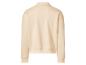 Beige polokraag sweatshirt, achterkant