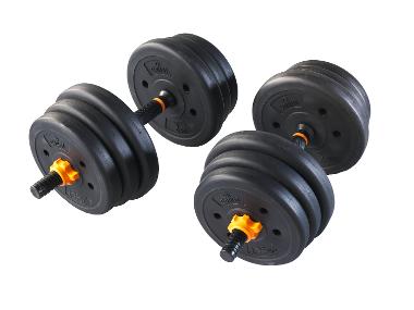 CRIVIT Set d'haltères, 19 pièces