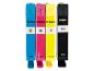 Cartouches d'encre pour imprimante : cyan, magenta, jaune et noir.
