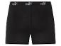 Shorts noirs Puma : ceinture élastique avec logo répété.