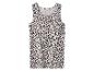 Witte tanktop met luipaardprint en roze hartjes