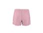 Roze pyjamashort met witte stippen, achteraanzicht