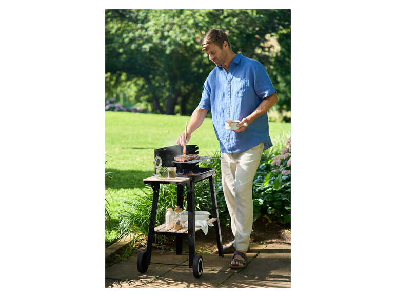 Ga naar volledige schermweergave: Barbecuewagen houtskool - afbeelding 2