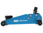 Un cric hydraulique bleu de la marque Güde Hebetechnik.