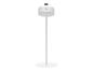 Witte vloerlamp met een aan/uit-knop