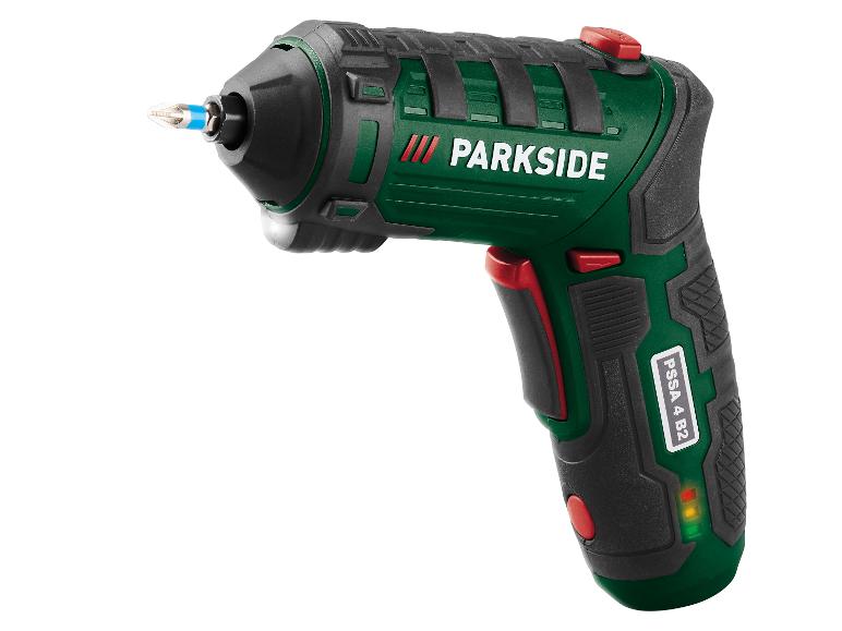 Visseuse Sans Fil Parkside 7,2V – 4Ah Li-ion, 56Nm, Avec Batterie Et Boîtier