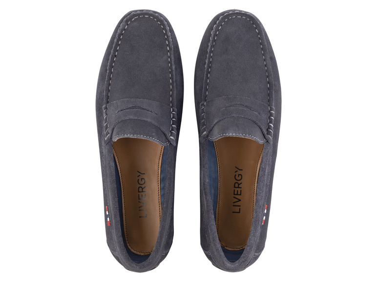 Ga naar volledige schermweergave: LIVERGY® Lederen mocassins - afbeelding 9