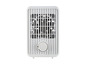 Un radiateur électrique blanc avec une grille.