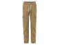 Beige cargo broek met elastiek in de taille.
