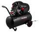 Compresseur d'air noir PARKSIDE PERFORMANCE PPKOD 5010 A1 avec roues et détails rouges.