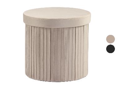 Pouf en velours doux LIVARNO®