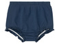 Culottes de bébé bleu avec des volants
