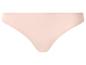 Eenvoudige perzikkleurige damesonderbroek met hoge taille.