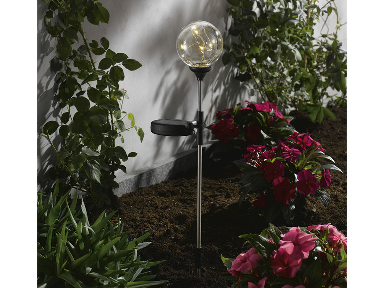 Aller en mode plein écran LIVARNO home Lampe solaire à LED, Ø 9 cm, hauteur 72 cm - Photo 5