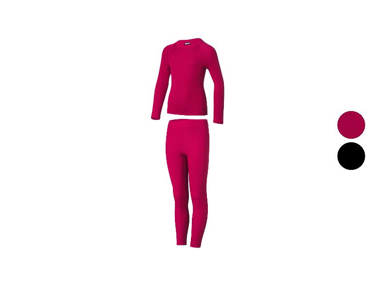 Fldy Thermisch ondergoed voor meisjes, set van binnenfleece, lange