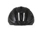 Casque de vélo noir avec des bandes réfléchissantes