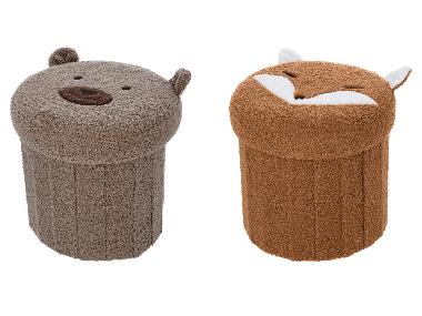LUPILU® Pouf avec espace de rangement