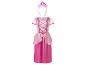 Robe de princesse rose avec diadème
