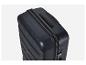 Valise rigide bleu foncé avec surface texturée et serrure à combinaison