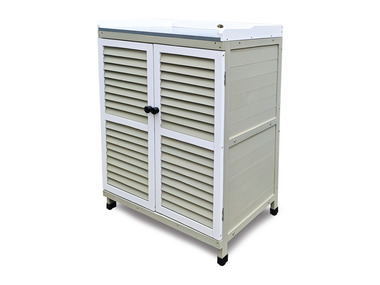 HABAU Armoire de jardin avec plan de travail