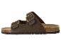 Sandales d'été marron avec boucles métalliques