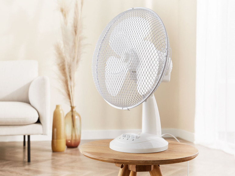 Aller en mode plein écran SILVERCREST® Ventilateur de table, 3 vitesses, 40 W - Photo 2