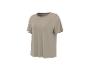 Beige T-shirt met korte mouwen voor dames