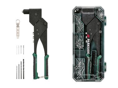 PARKSIDE® Set de pinces à riveter, 70 pièces
